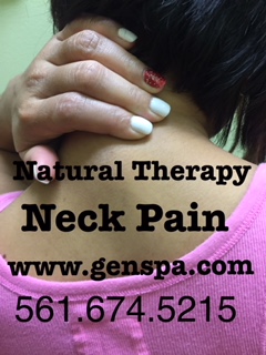 Natural Therapy for Neck Pain GEN SPA in Pompano Beach Florida