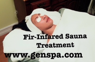 Detox Fir infrared Sauna Blanket with Green Tea and Green Clay